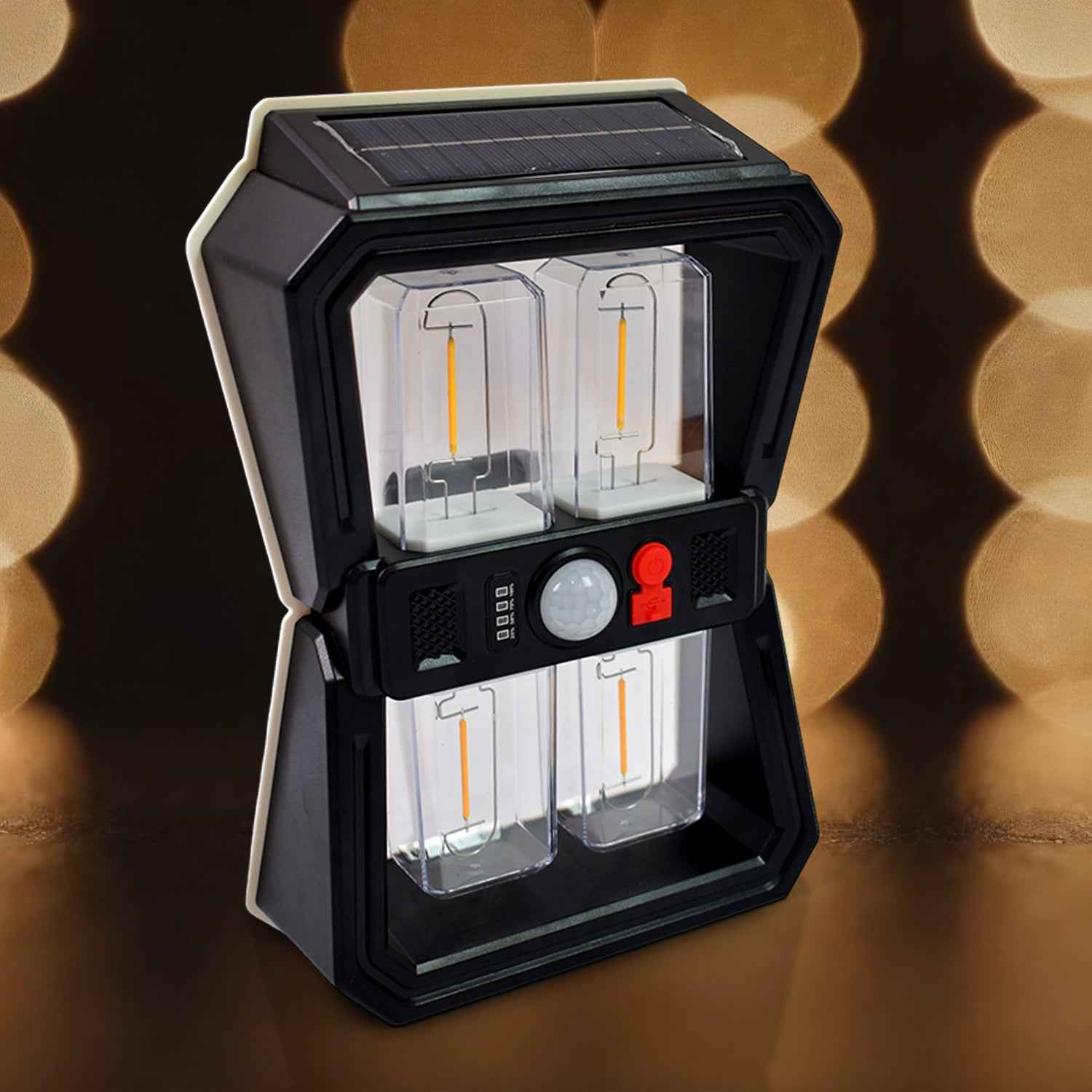 Solar Wall Lantern – 3 Modes & Motion Sensor | Indo Glow