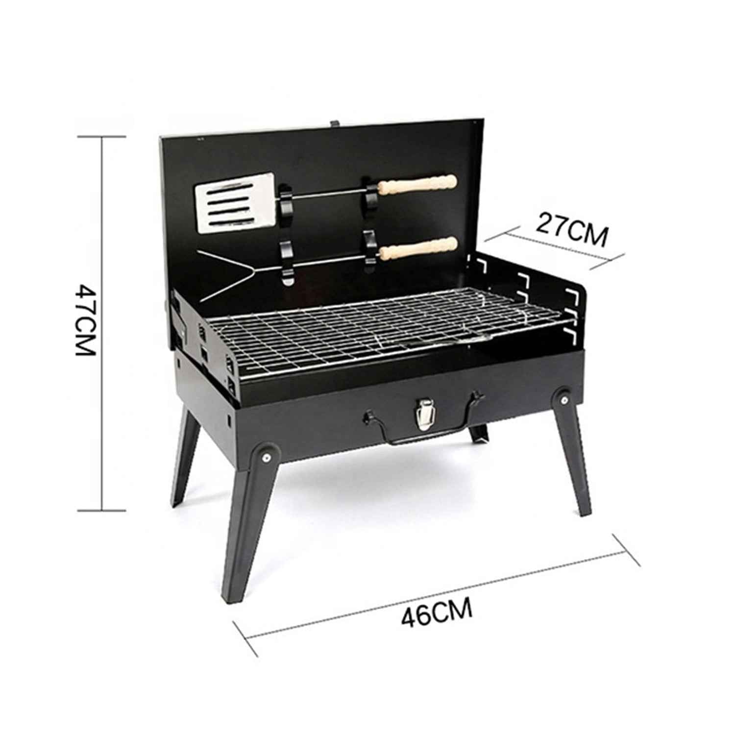 Portable Barbecue Grill – Stainless Steel Compact Briefcase | FirePot