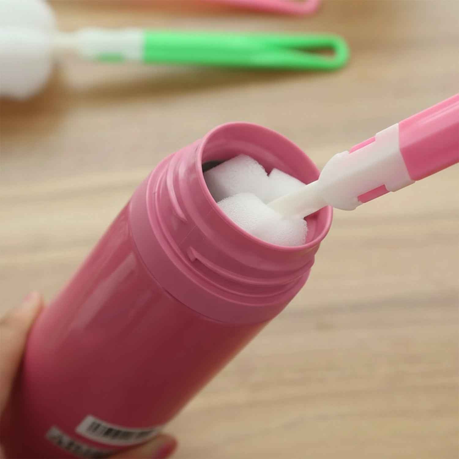 Long Handle Silicone Bottle Brush Ð Gentle & Flexible Cleaning