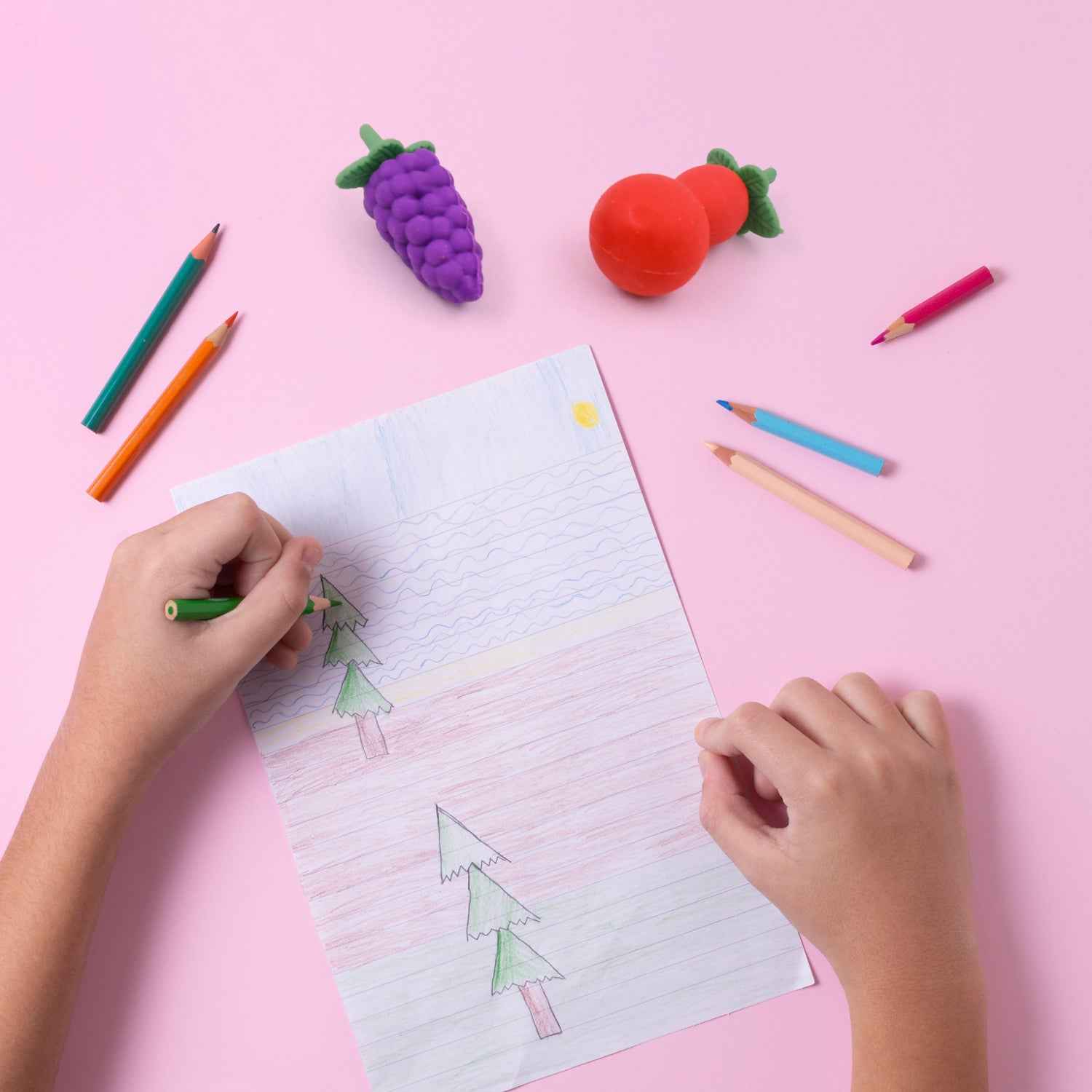 Fancy Erasers for Kids – 3D Mix Design Colorful Set | Writezo