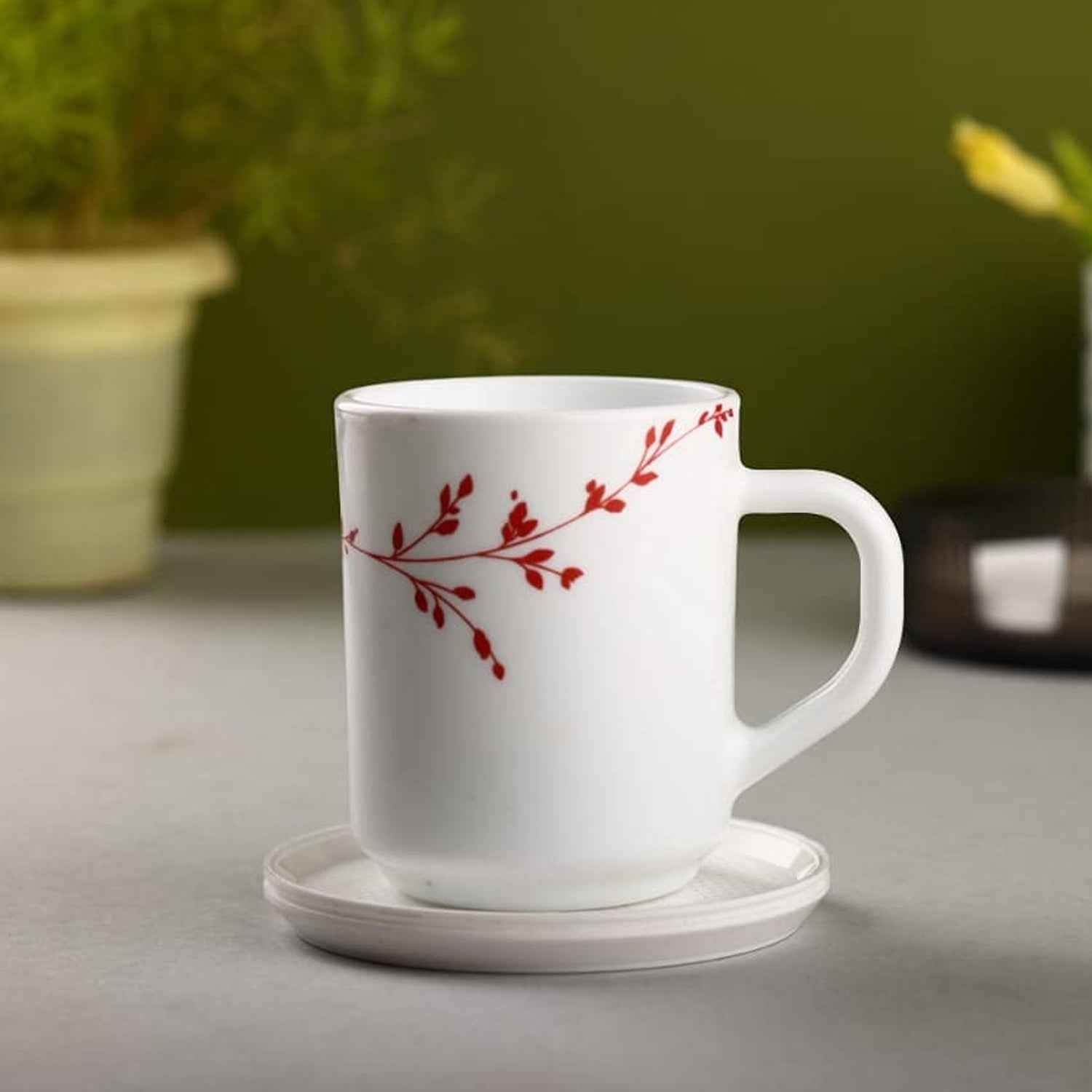 Plastic Coasters Set of 6 – Spill Protection for Tables | Tidy Table