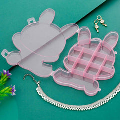 Bear Jewelry Organizer – Clear ABS Plastic Storage Box | Organivo