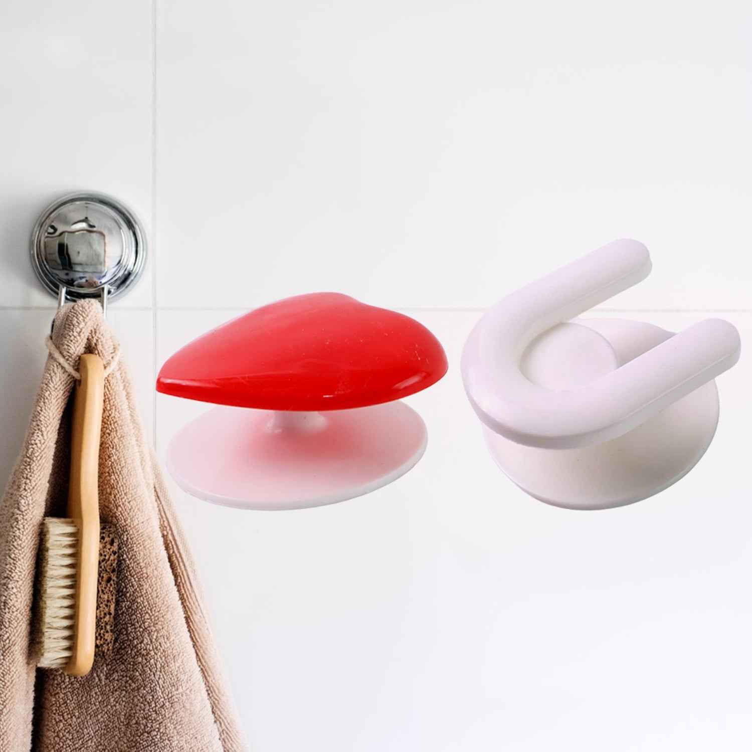 Adhesive Wall Hook Set – Strong Grip & Reusable Utility Hooks (3pc)