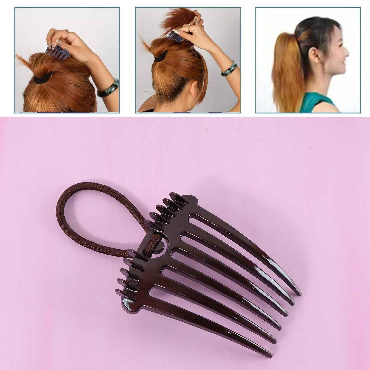 Ponytail Comb – Easy Voluminous Ponytails for Thick Hair