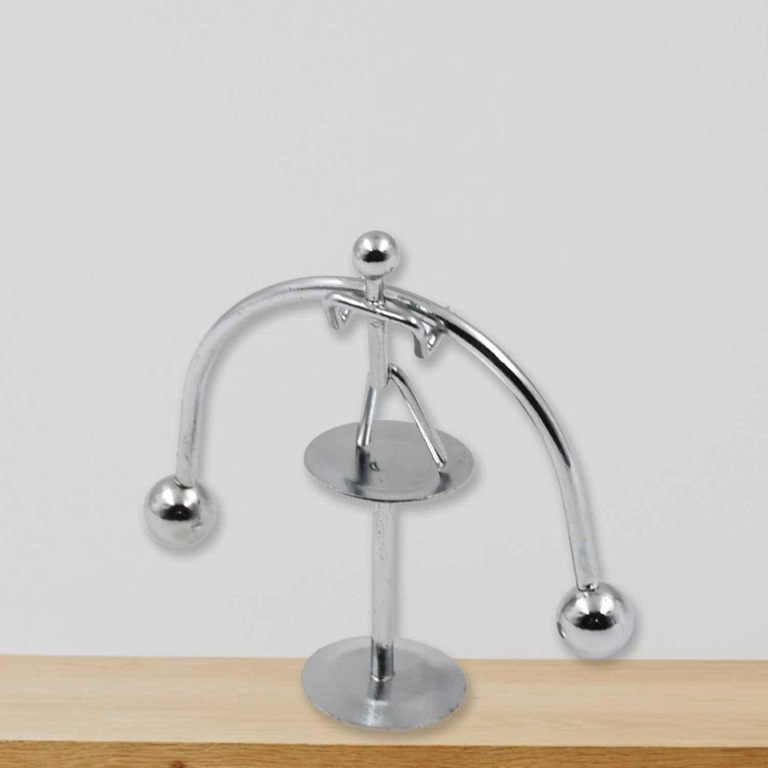 Mini Steel Balance Toy – Perpetual Motion Desk Decor | BlissDolly