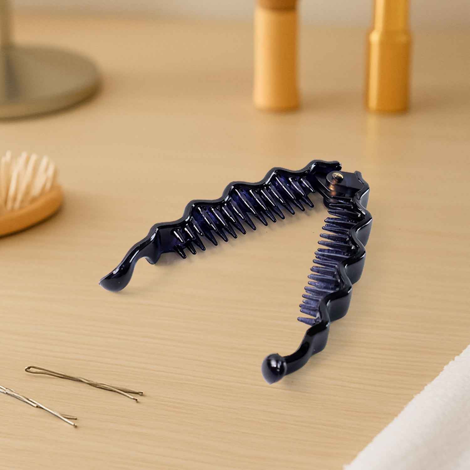 Hair Claw Clips – Strong, Non-Slip Plastic Clips (12 Pc, Mix Color)