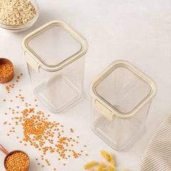 Apex Airtight Kitchen Storage Containers – Set of 2, 1400ml Each