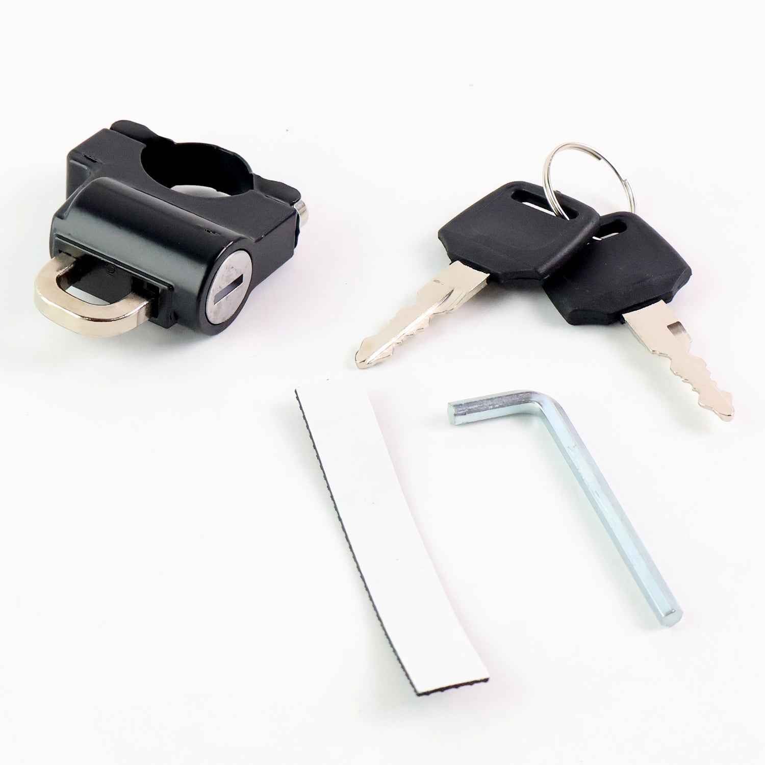 Helmet Lock for Motorcycles – Heavy-Duty Handlebar Security