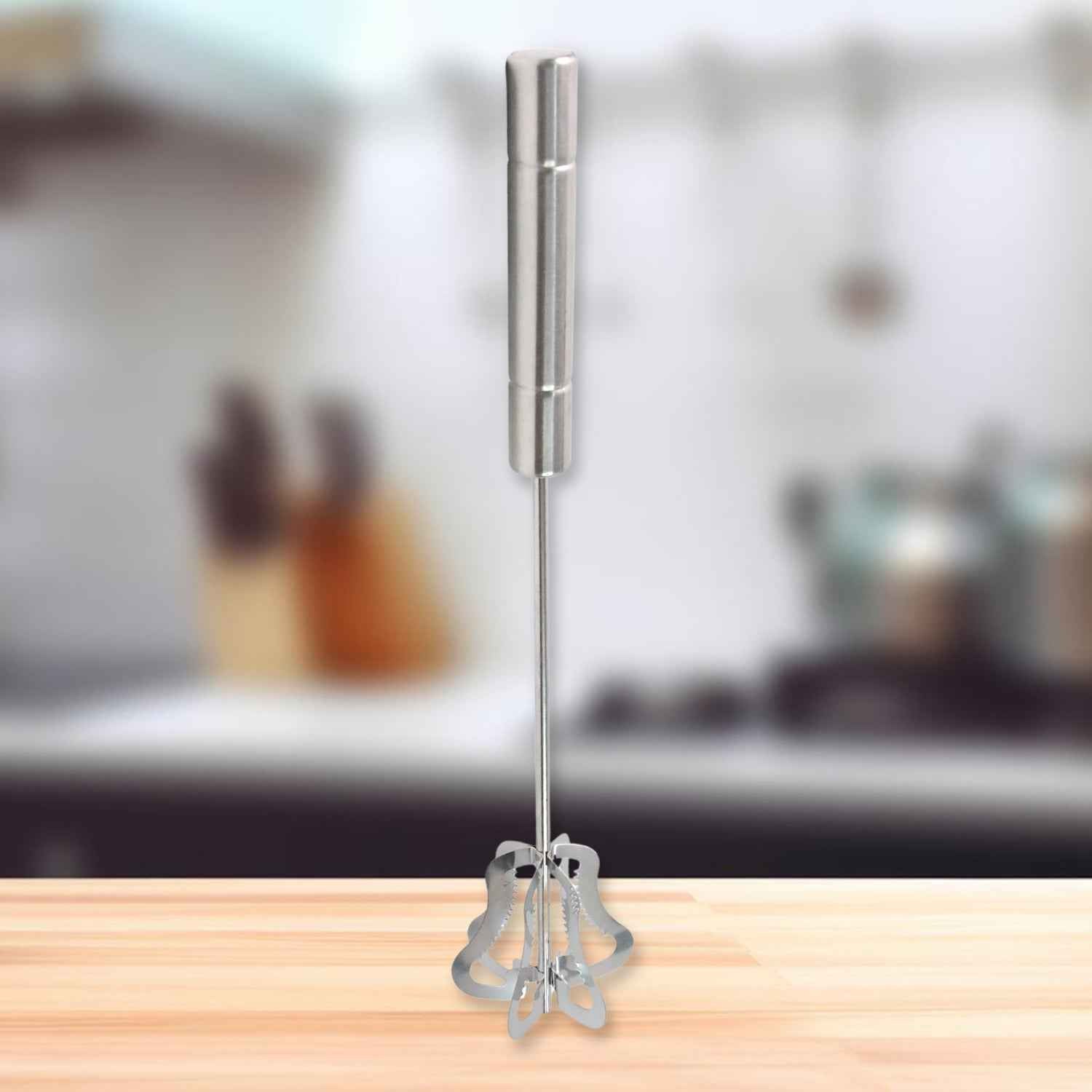 Stainless Steel Handy Churner – Manual Whisk for Lassi & Eggs