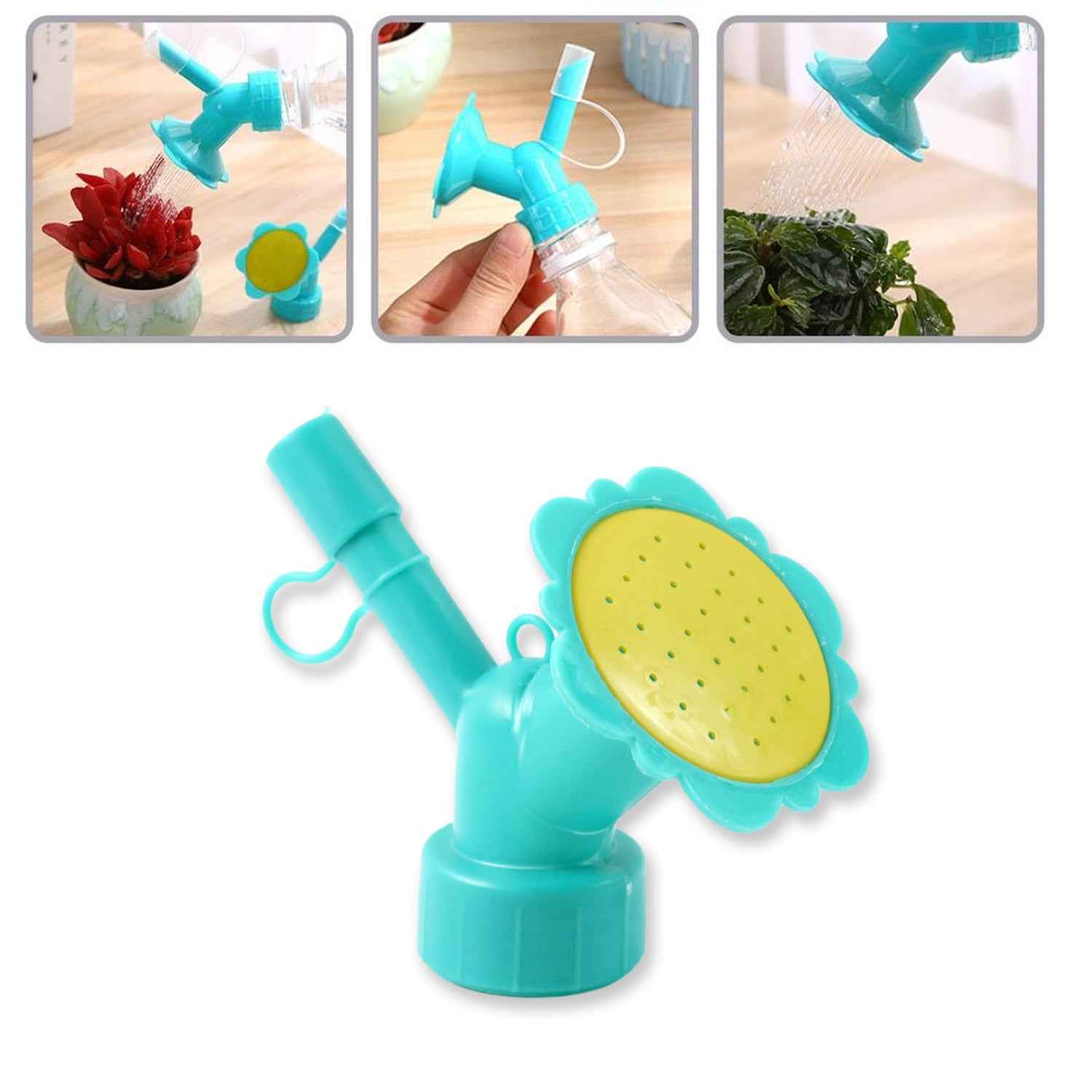 Bottle Sprinkler Head Nozzle – Universal Plastic Flower Shape