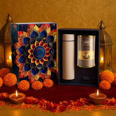 Coffee Almonds Gift Hamper – Premium Festive Combo with Bottle