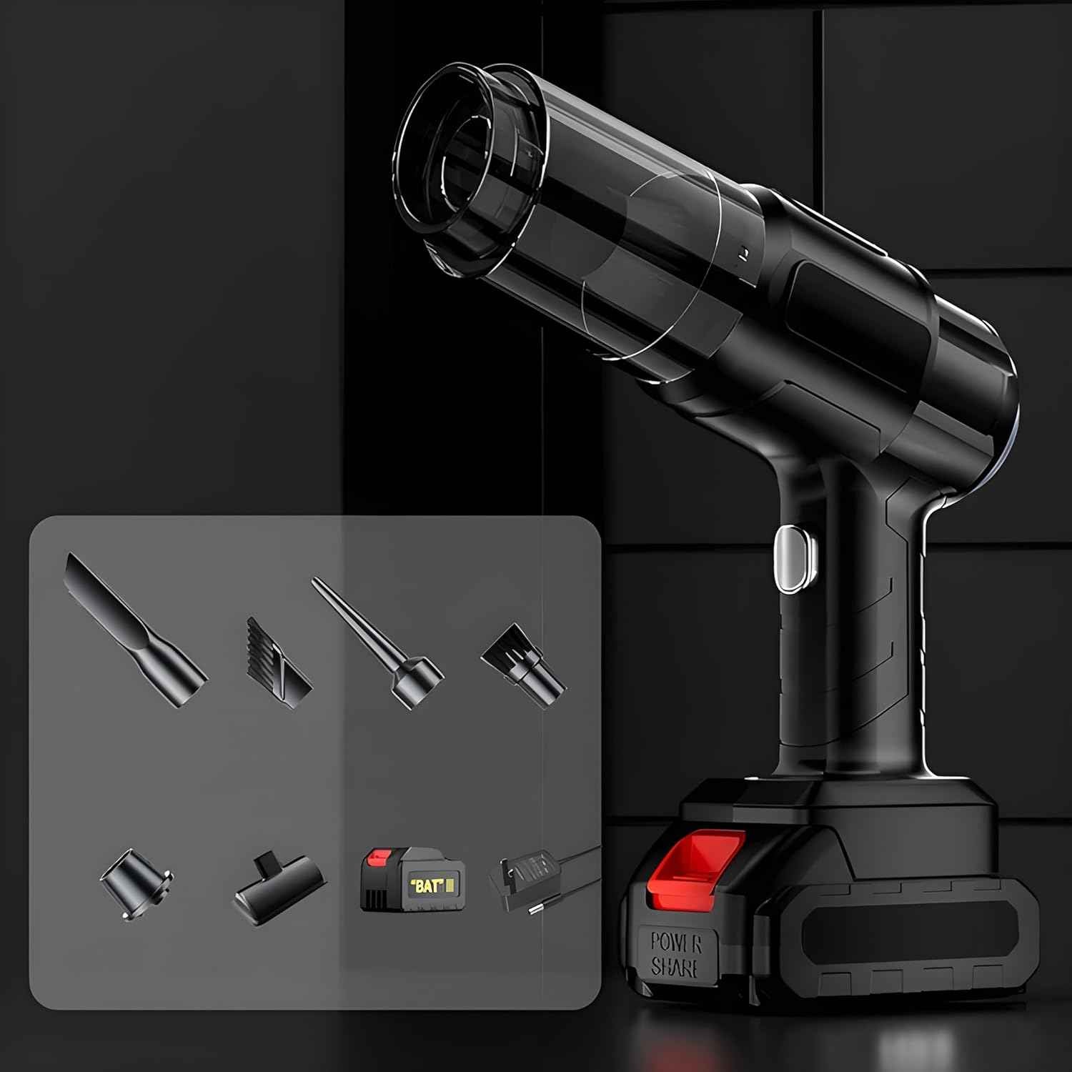 Wireless Handheld Vacuum Cleaner – 3-in-1 for Car & Home | Storenzo
