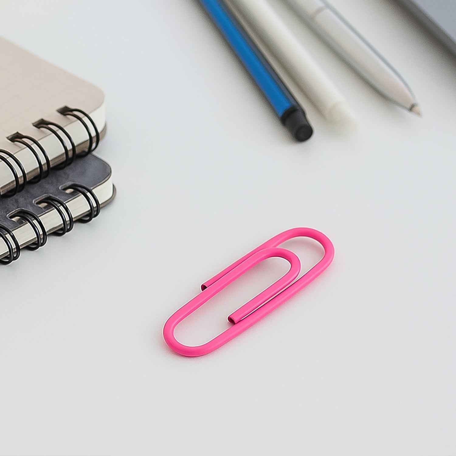 Vinyl-Coated Paper Clips – Colourful, Rust-Resistant Set (10 Pcs)