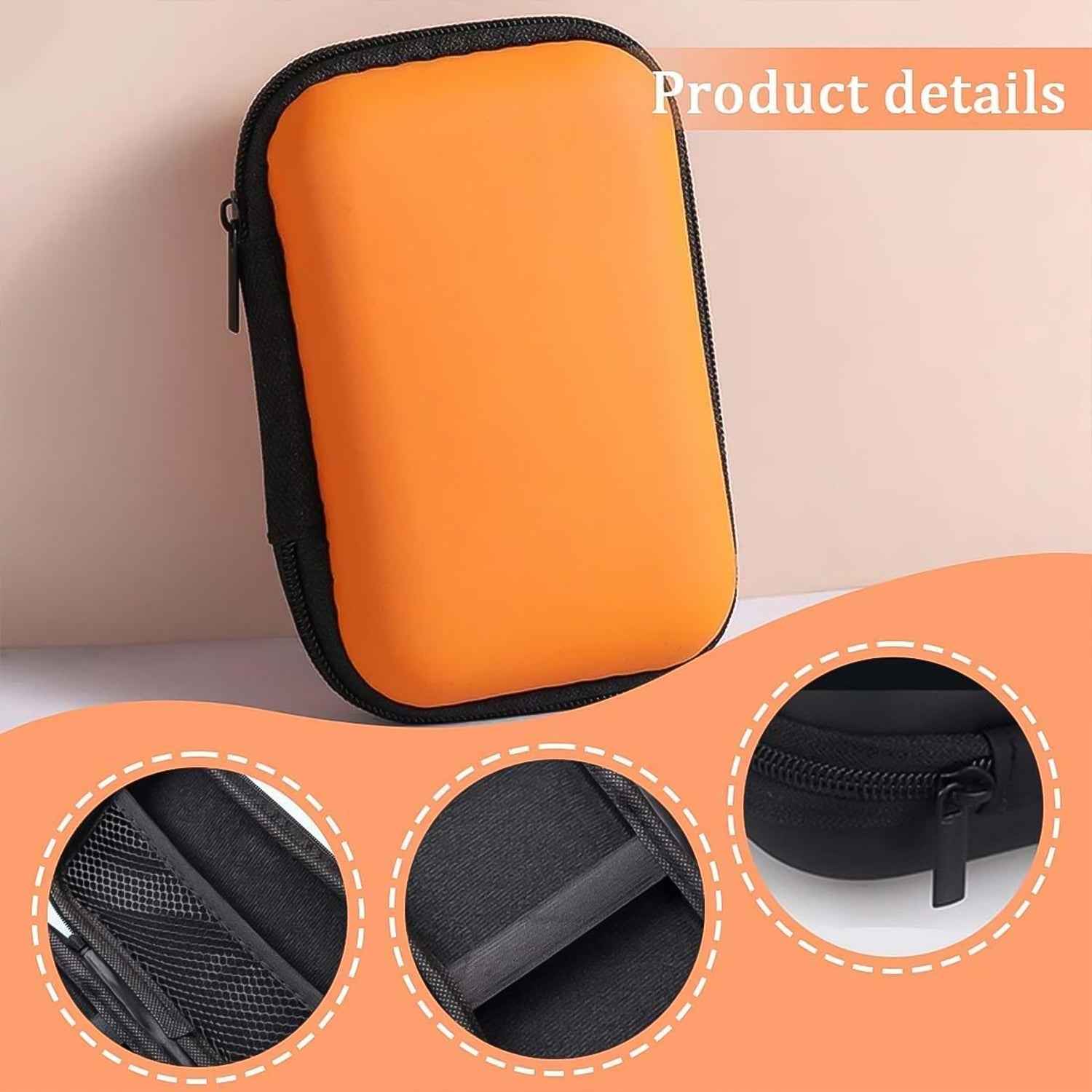 Hard Shell Storage Case – Durable Portable Organizer with Zipper