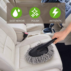 Microfiber Car Wash Brush – Streak-Free Cleaning | Velvet Wipe