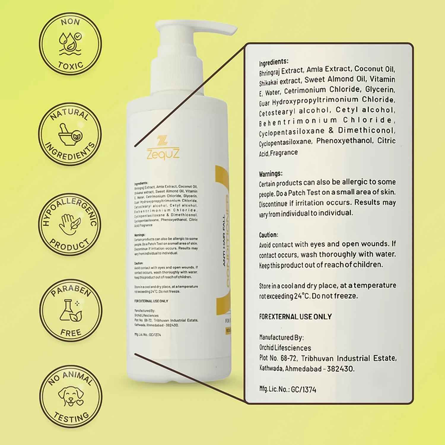 Anti Hair Fall Conditioner – Lightweight 250ml for Stronger Hair
