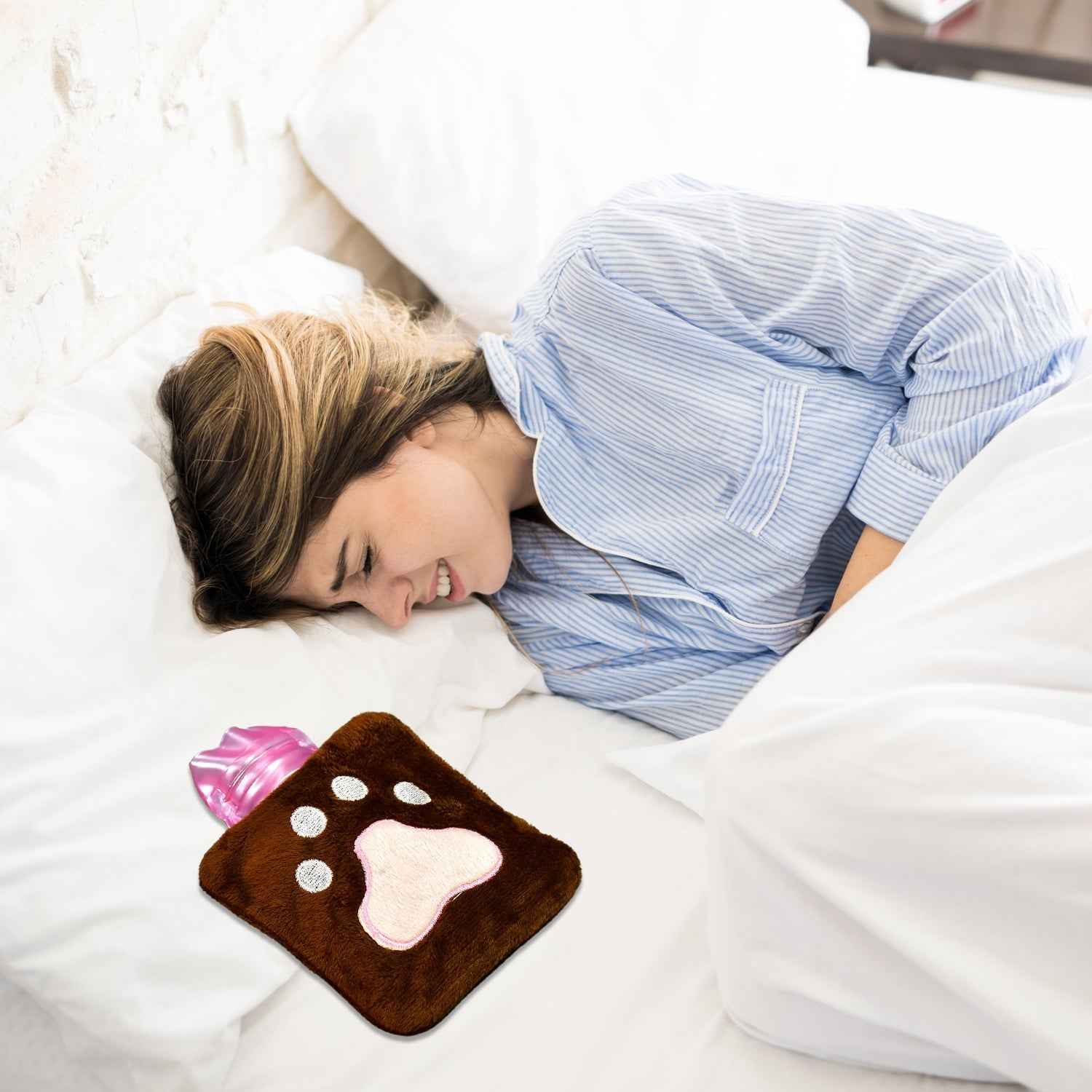 Small Paw Print Hot Water Bag Ð Effective Pain & Warmth Relief