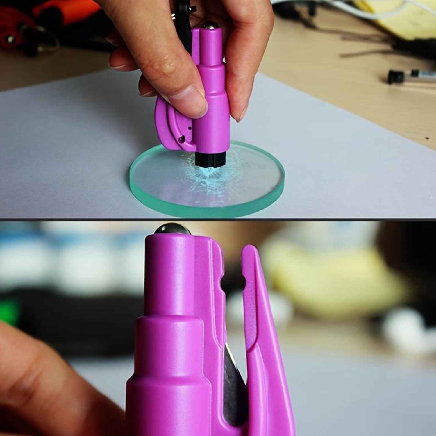 Emergency Safety Cutter – 2-in-1 Car Escape Tool | Safora