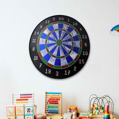 Magnetic Dart Board – Safe Indoor Outdoor Game with 6 Soft-Tip Darts