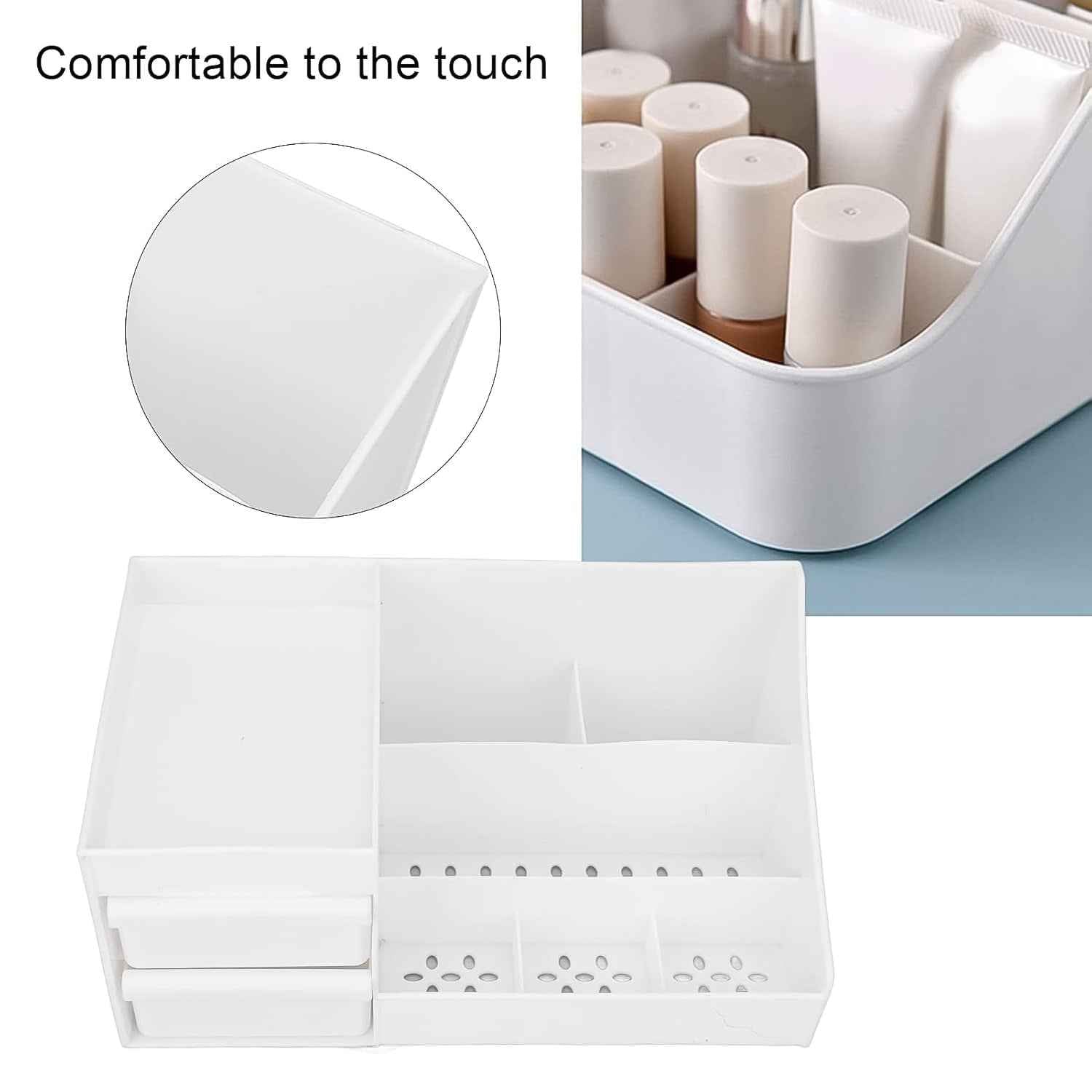 MaxiBeauty desktop cosmetic organizer box designed for skincare and makeup