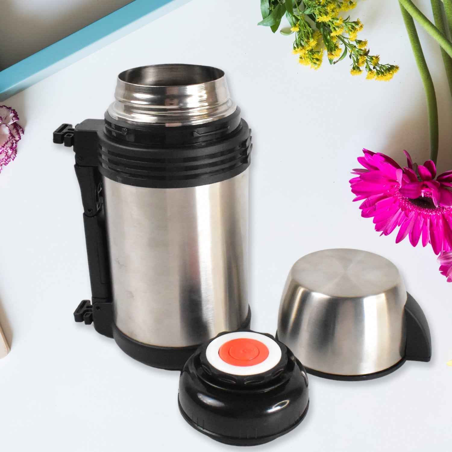 Stainless Steel Vacuum Flask Bottle 1200ml – Portable & Leakproof | Own Hydrate