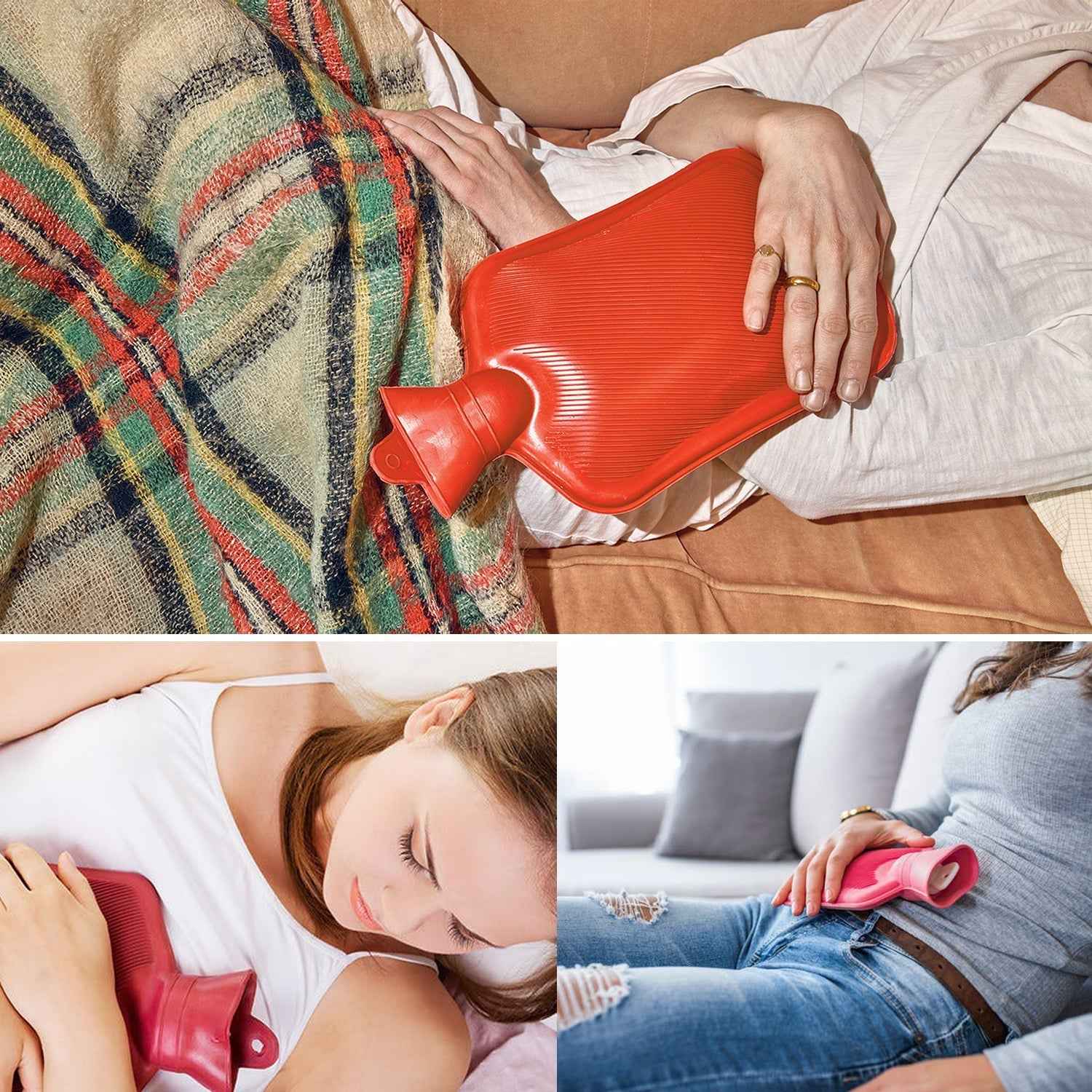 Rubber Hot Water Bag Ð Instant Pain & Stiffness Relief