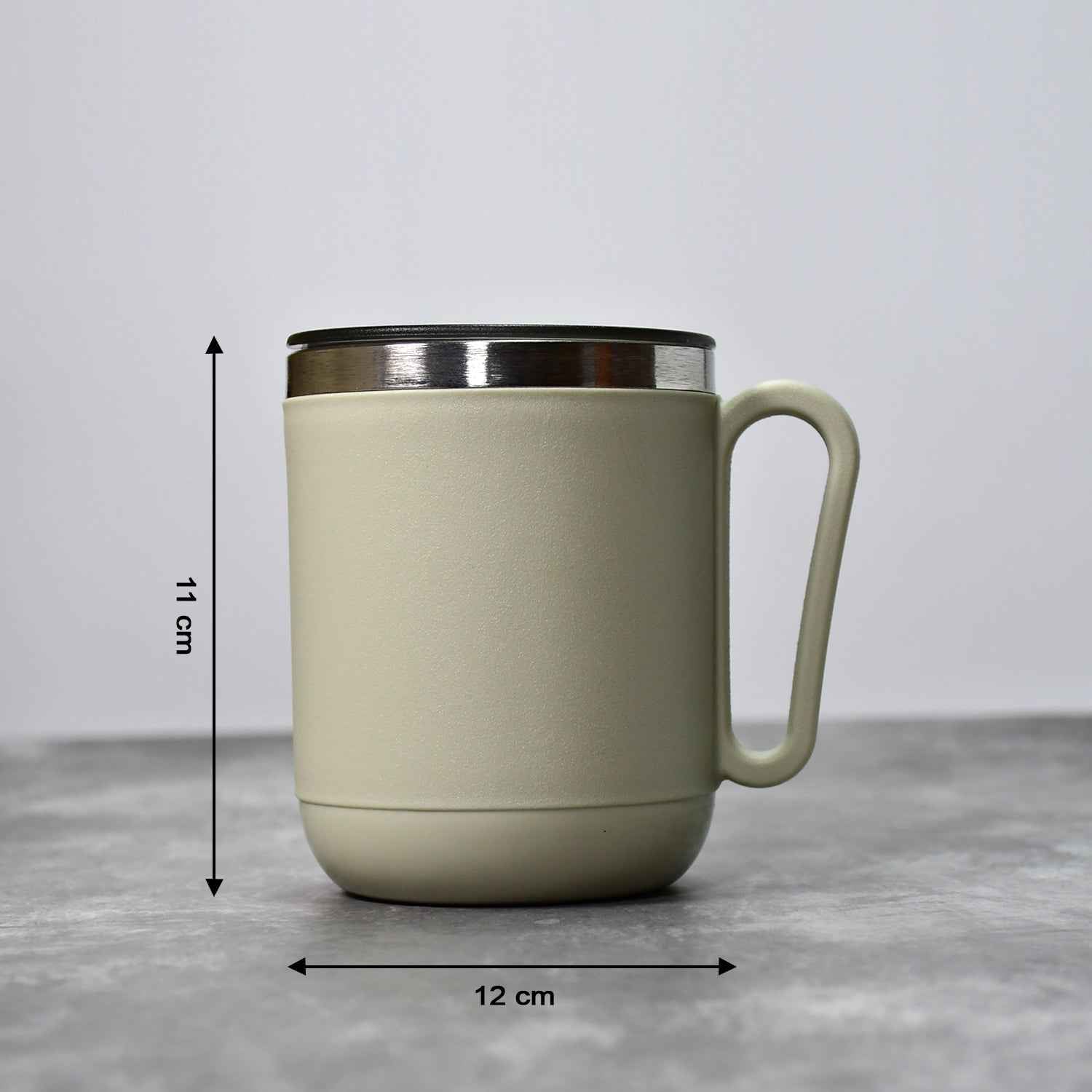 Stainless Steel Coffee Mug – 400ml Double Wall | Ganesh