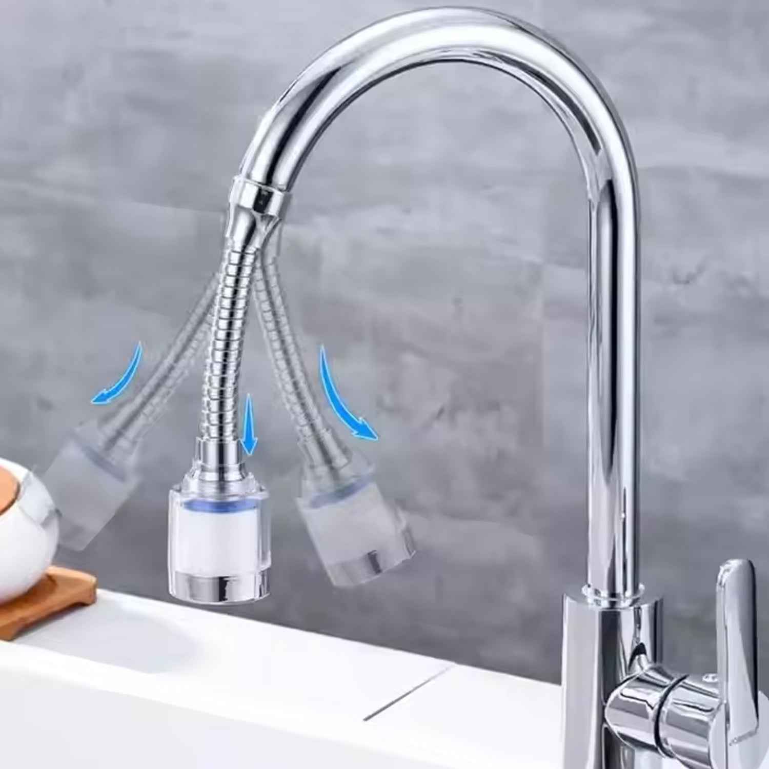 Water-Saving Faucet Sprinkler – Flexible Spray Aerator | Indo Glow
