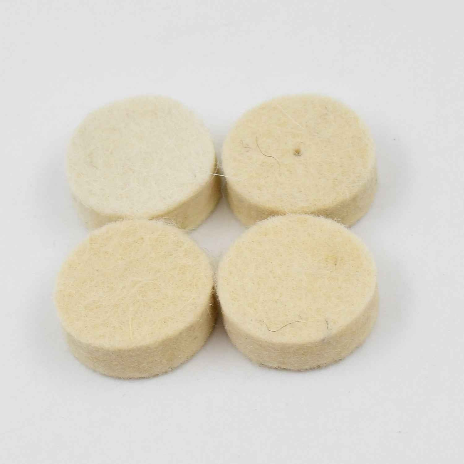 Wool Felt Polishing Pads – Rotary Tool Set (4 Pcs) | Wagtail