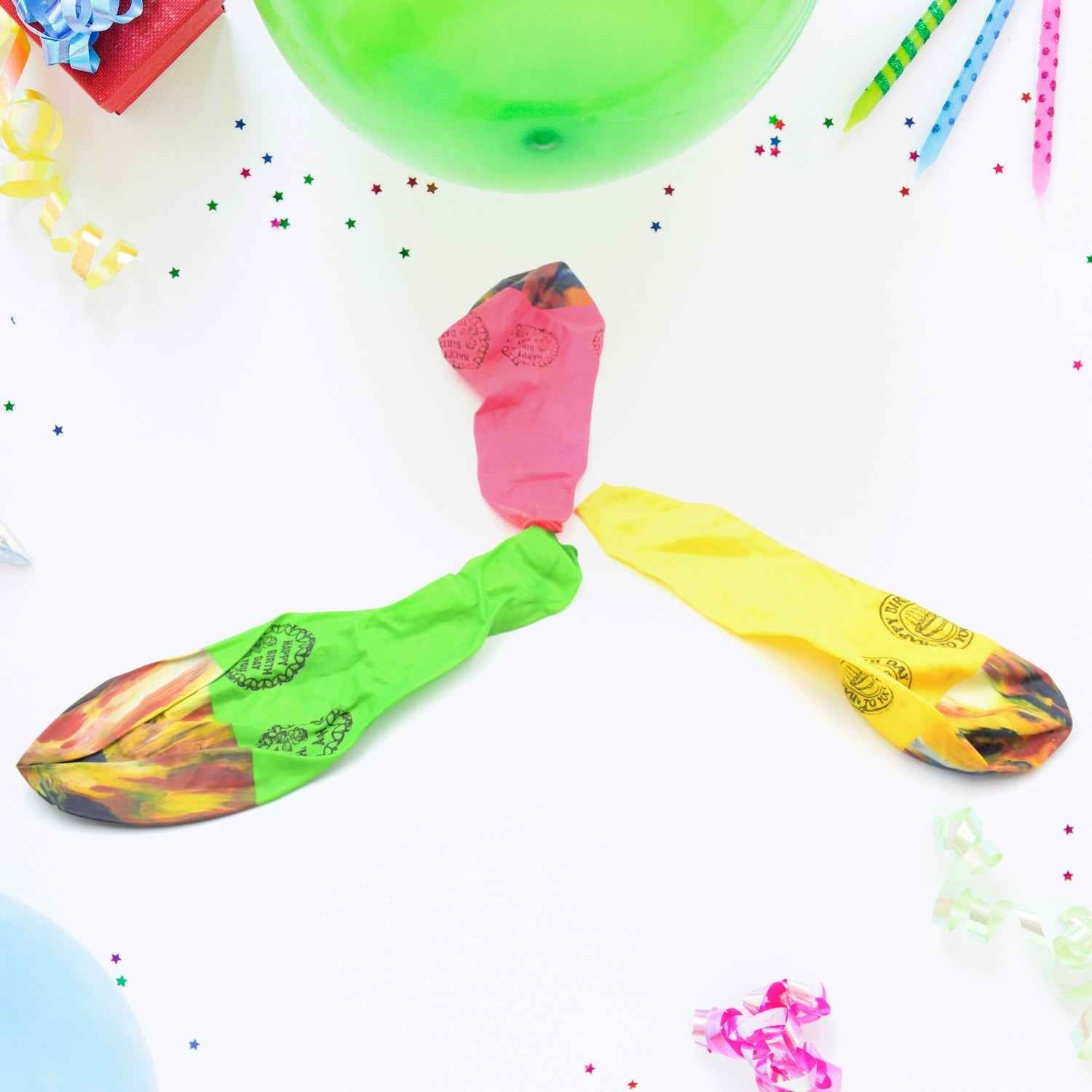 Rainbow Party Balloons – Multicolor Latex Set (3 Pcs) | Play & Move