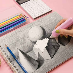 Electric Eraser Kit – Precision Erasing for Art & Drafting | ScribbleJoy