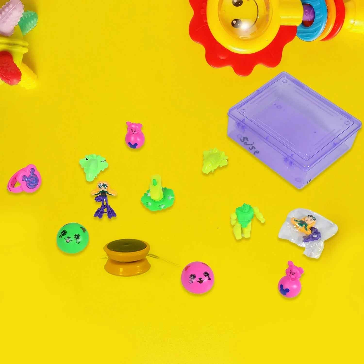Kids Toy Set – 20 Pcs Mixed Assorted Toys with Container | Action Legion