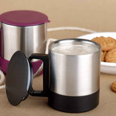 Insulated Steel Coffee Mug – Spill-Proof, Hot & Cold Drink | Mug Wala