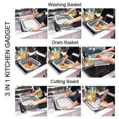 Collapsible Cutting Board – Multi-functional Kitchen Tool | Cisora