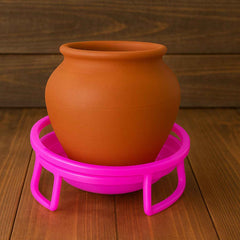 Plastic Water Pot Stand Set – Durable & Stable Support (2-Piece)