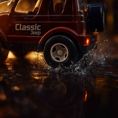 Friction-Powered Classic Jeep Toy Car – Smooth Indoor Ride
