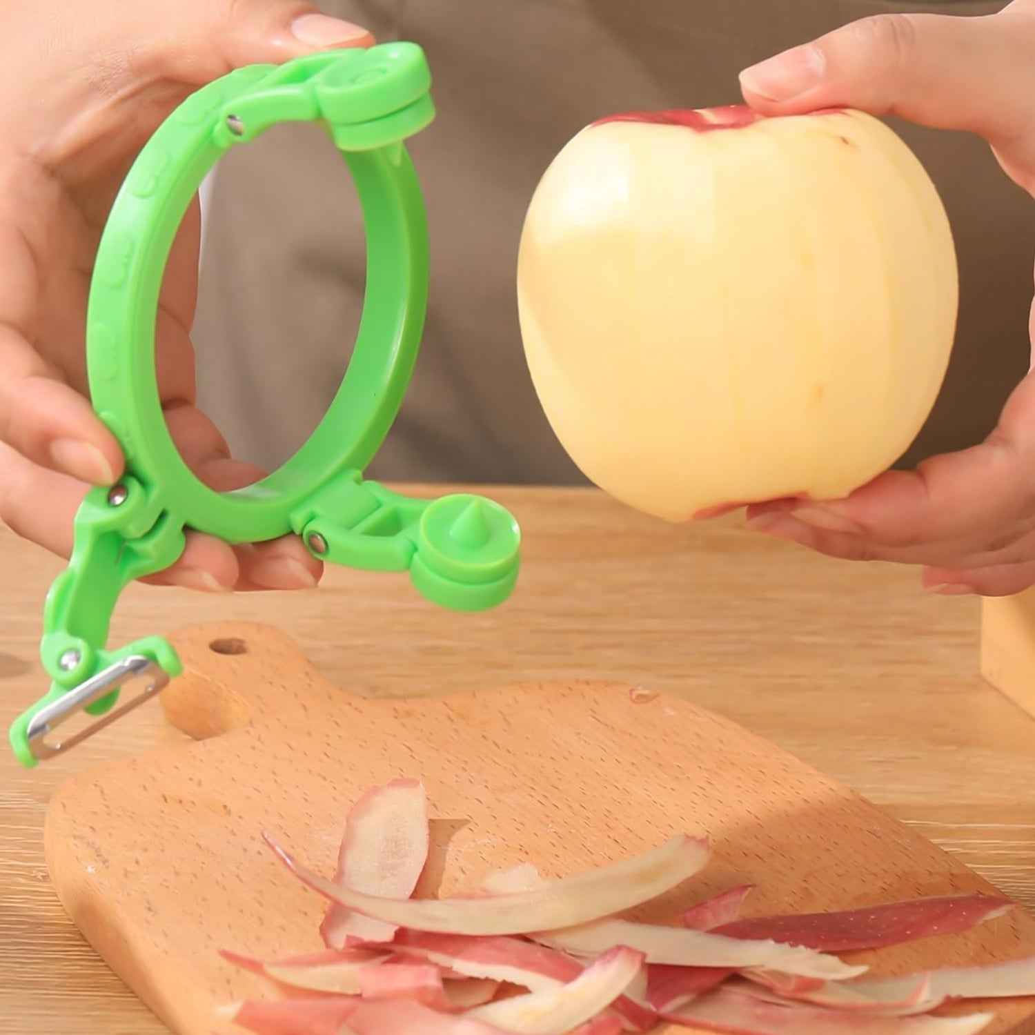 Apple Peeler Cutter – Adjustable Stainless Steel Blade with Holder
