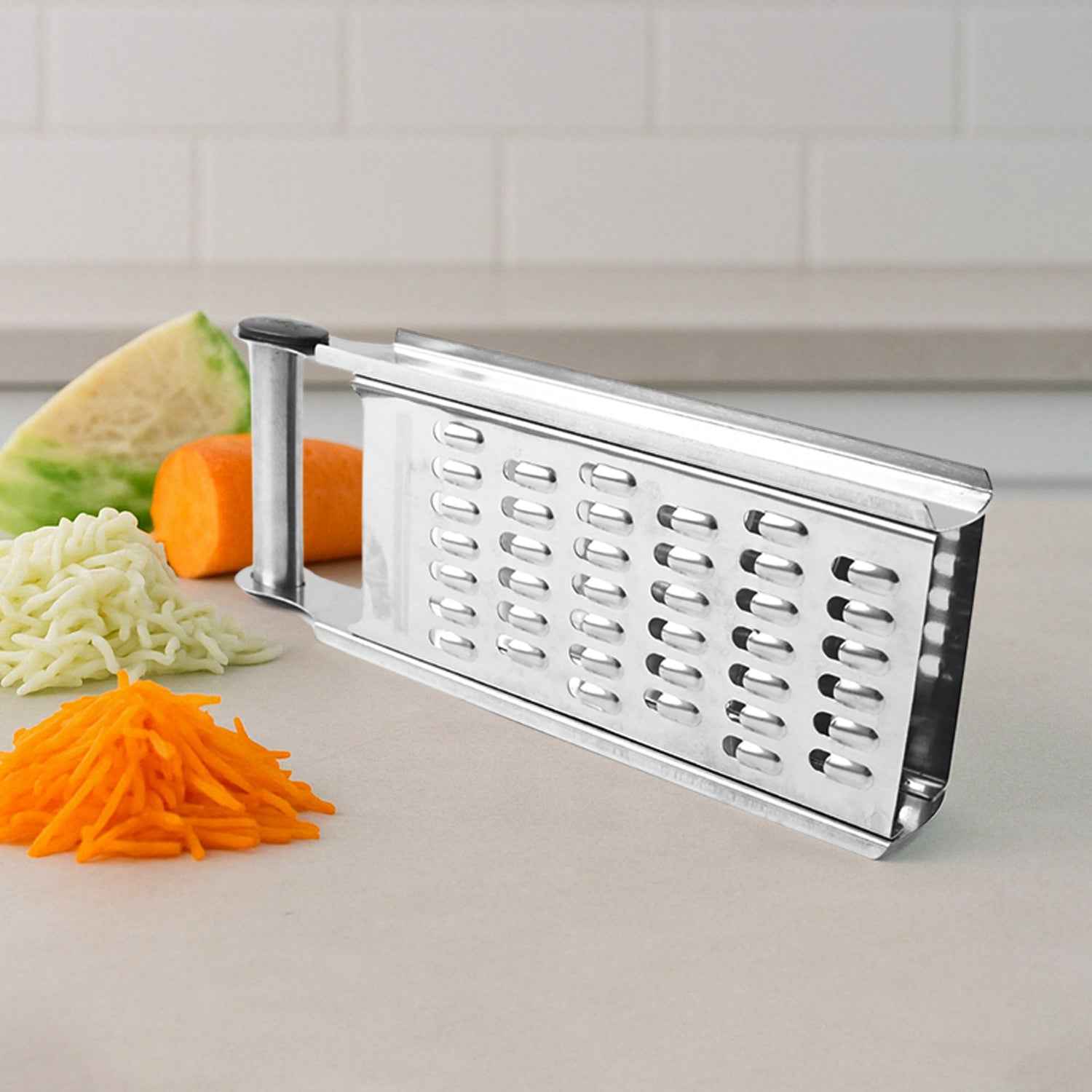 Stainless Steel Slicer – Sharp 2-in-1 Kitchen Cutter and Grater
