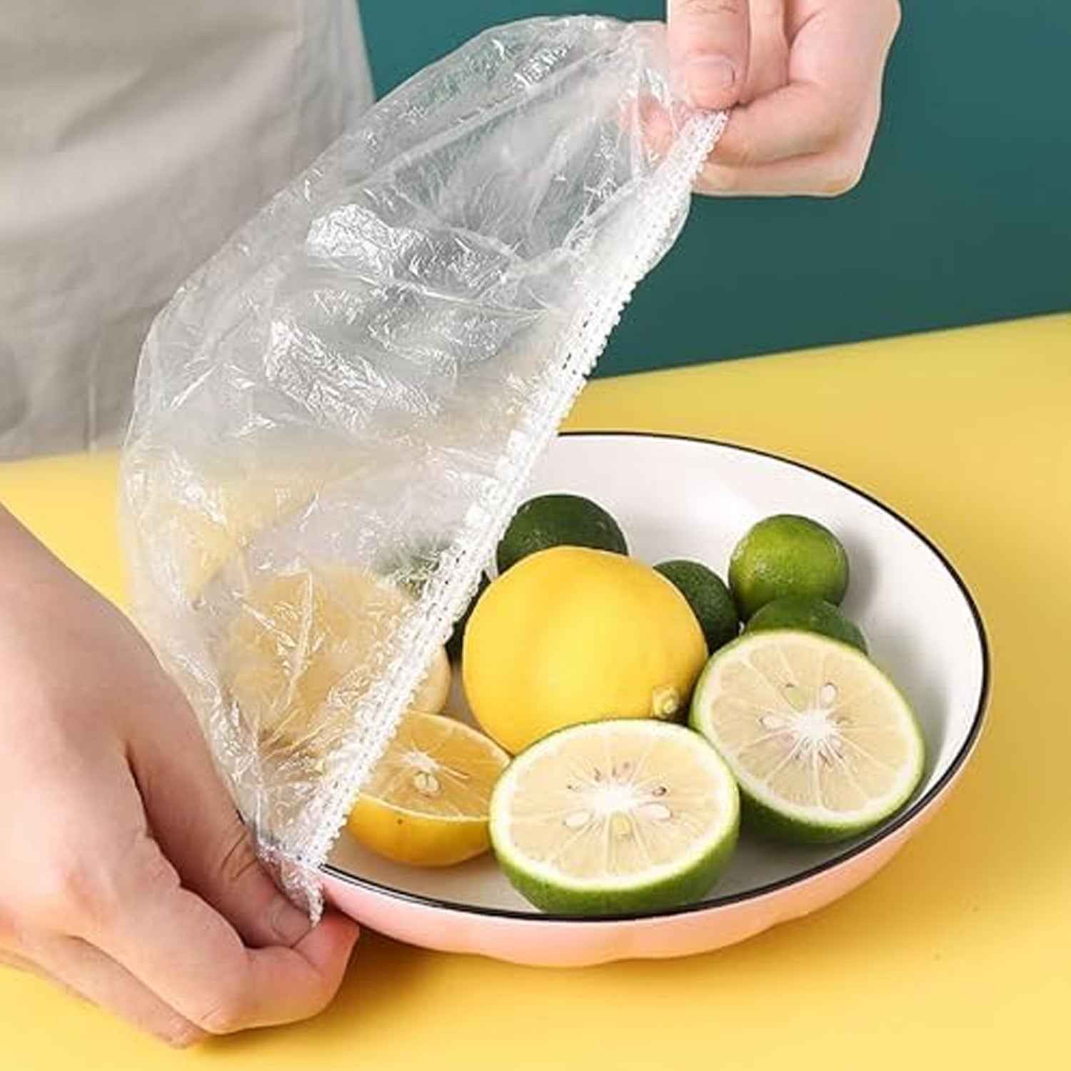 Disposable Elastic Food Covers – 100-Pack Freshness | Organivo
