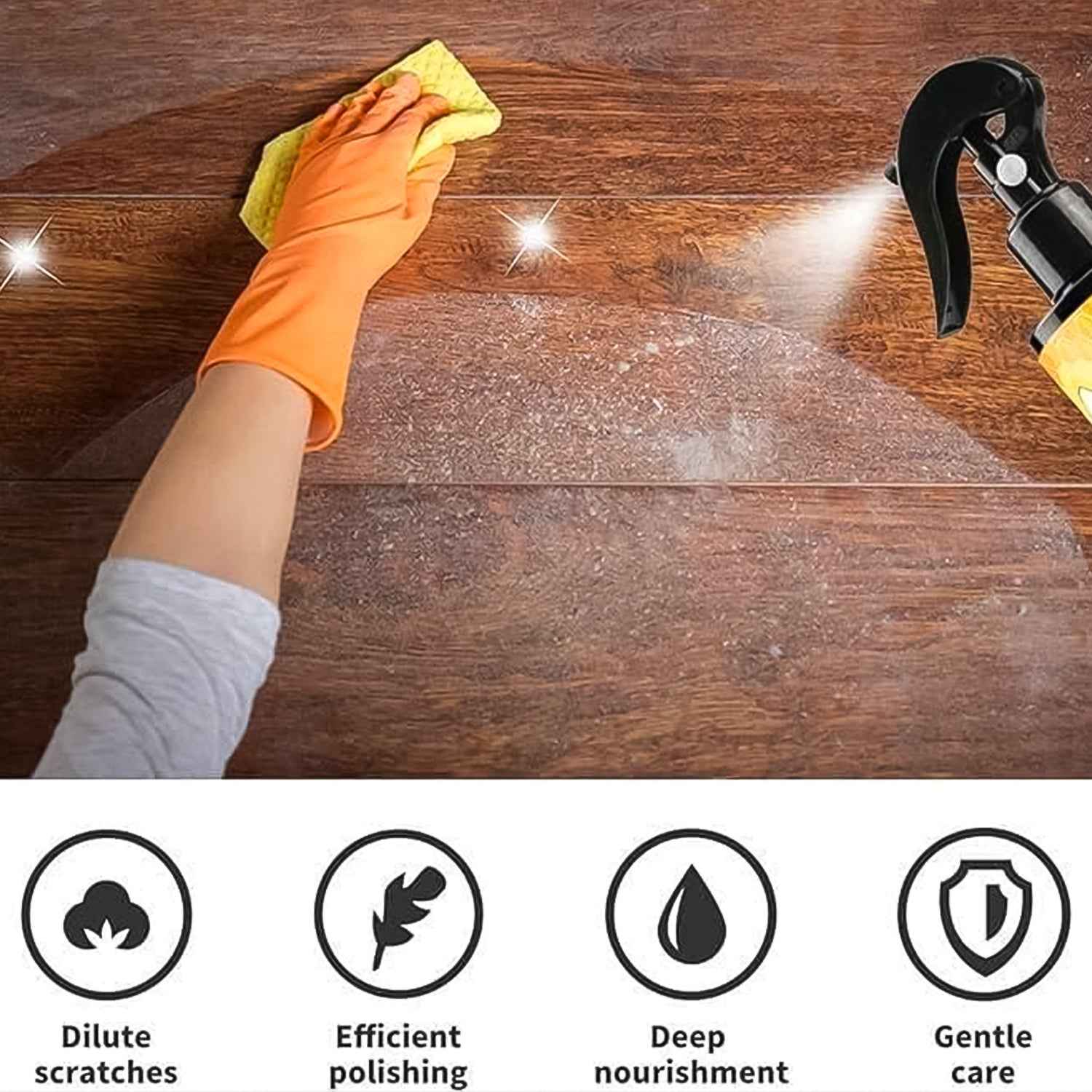 Beeswax Wood Polish Spray – Natural Shine & Protection 120ml