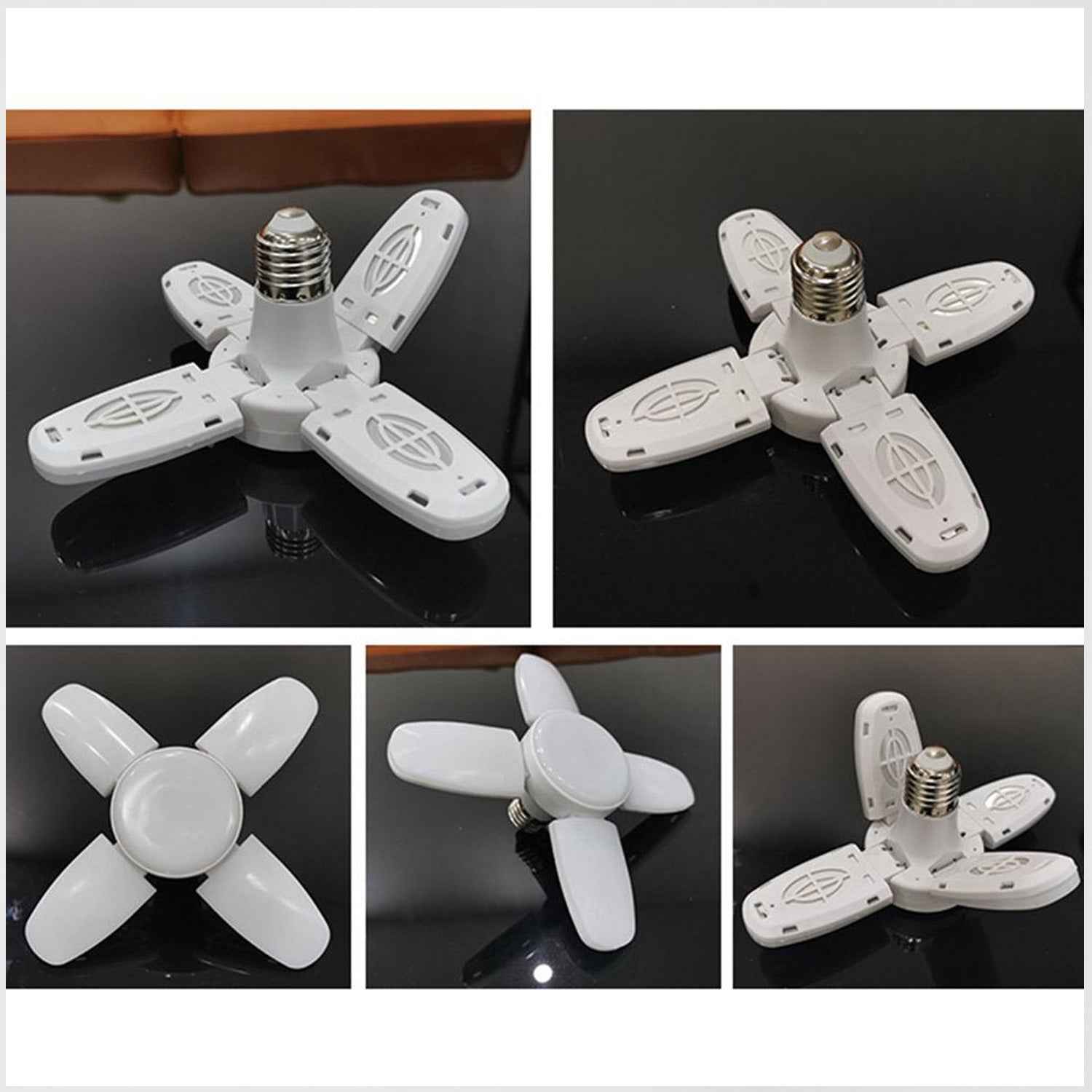 Foldable LED Fan Blade Bulb – Energy Efficient 28V | Indo Glow