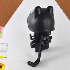 Close-up of bike phone holder sun visor with sturdy PP material
