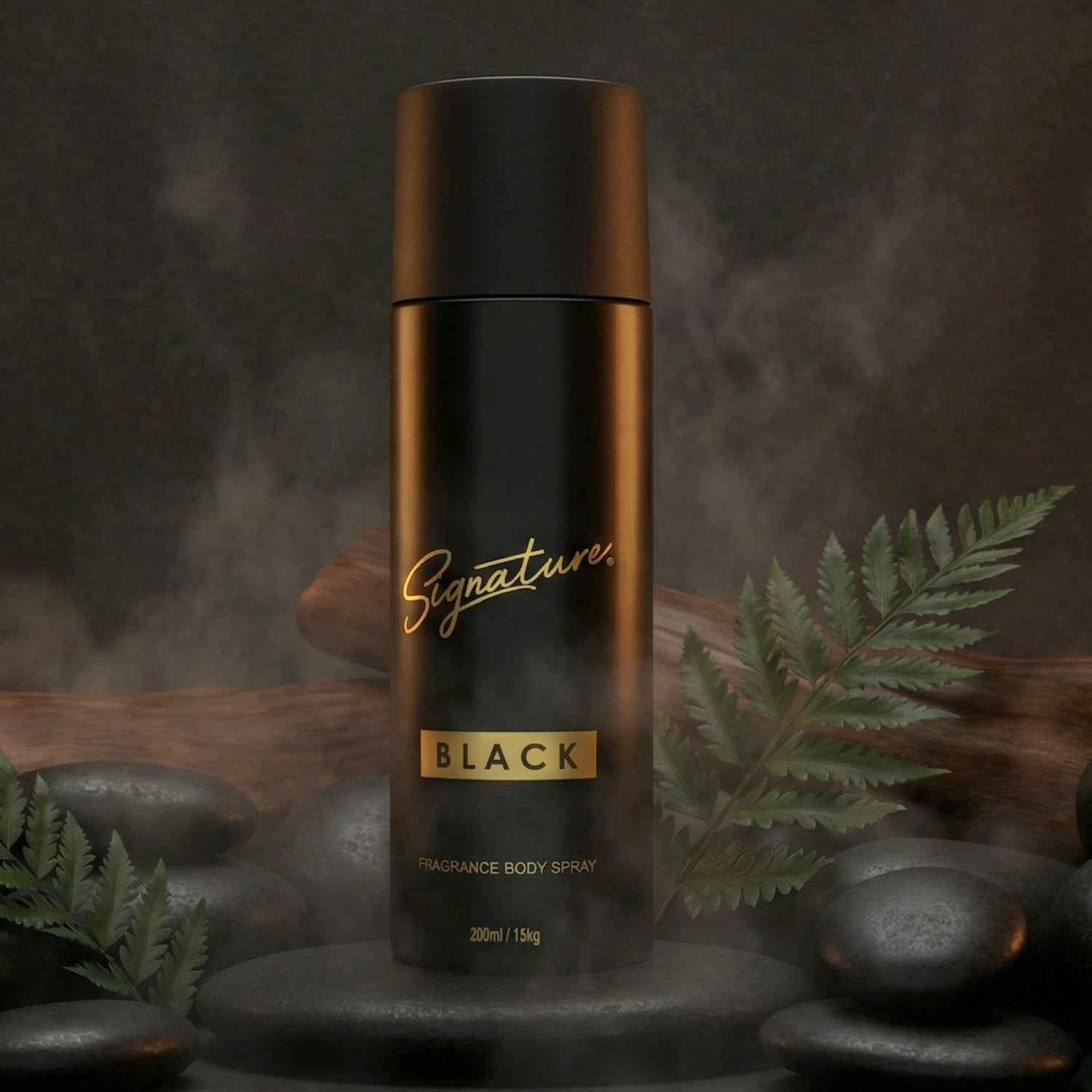 Signature Black Body Spray – Long Lasting Masculine Fragrance
