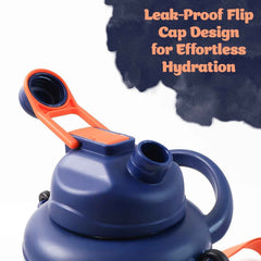 Sports Vacuum Bottle – Leak-Proof with Shoulder Strap