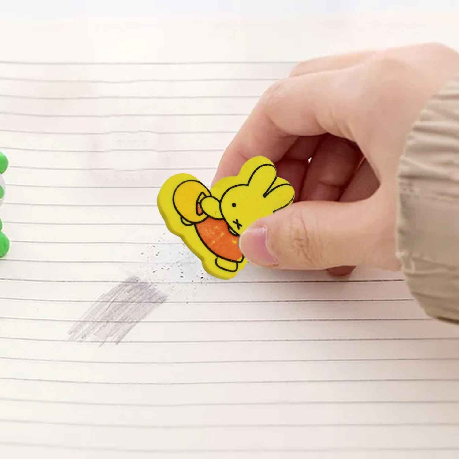 Cartoon Eraser for Kids – Fun & Safe School Stationery | Writezo