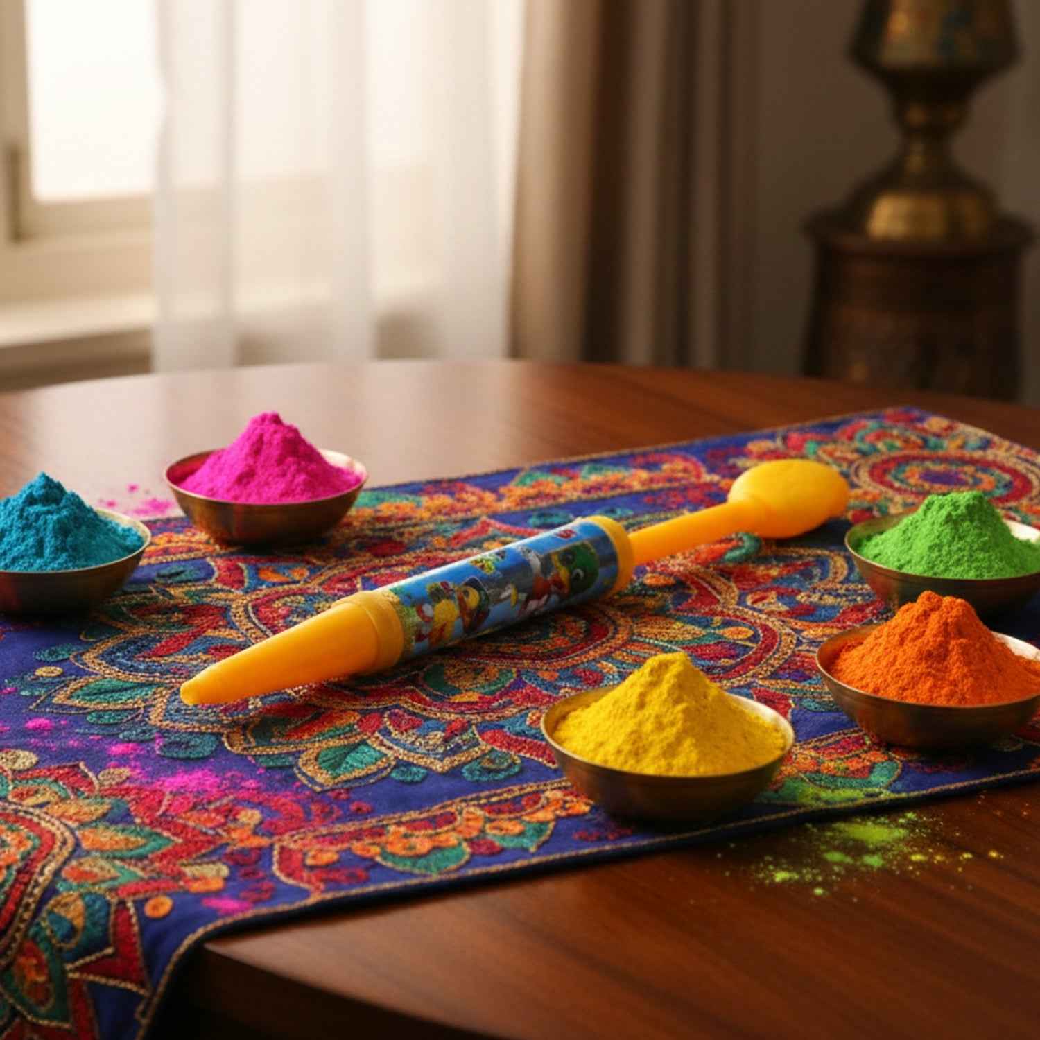 Kids Long Range Holi Water Shooter – Lightweight Plastic Pichkari Toy