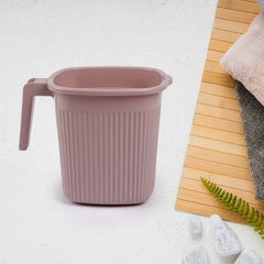 Plastic Bath Mug Set – Square, 1000ml (4 Pc) | Mini Bubbles