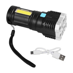 Rechargeable Torch Light – 800 Lumens, 4-LED | Indo Glow