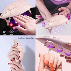 Mini UV LED Nail Lamp – Portable Gel Polish Curing | AuriGlam