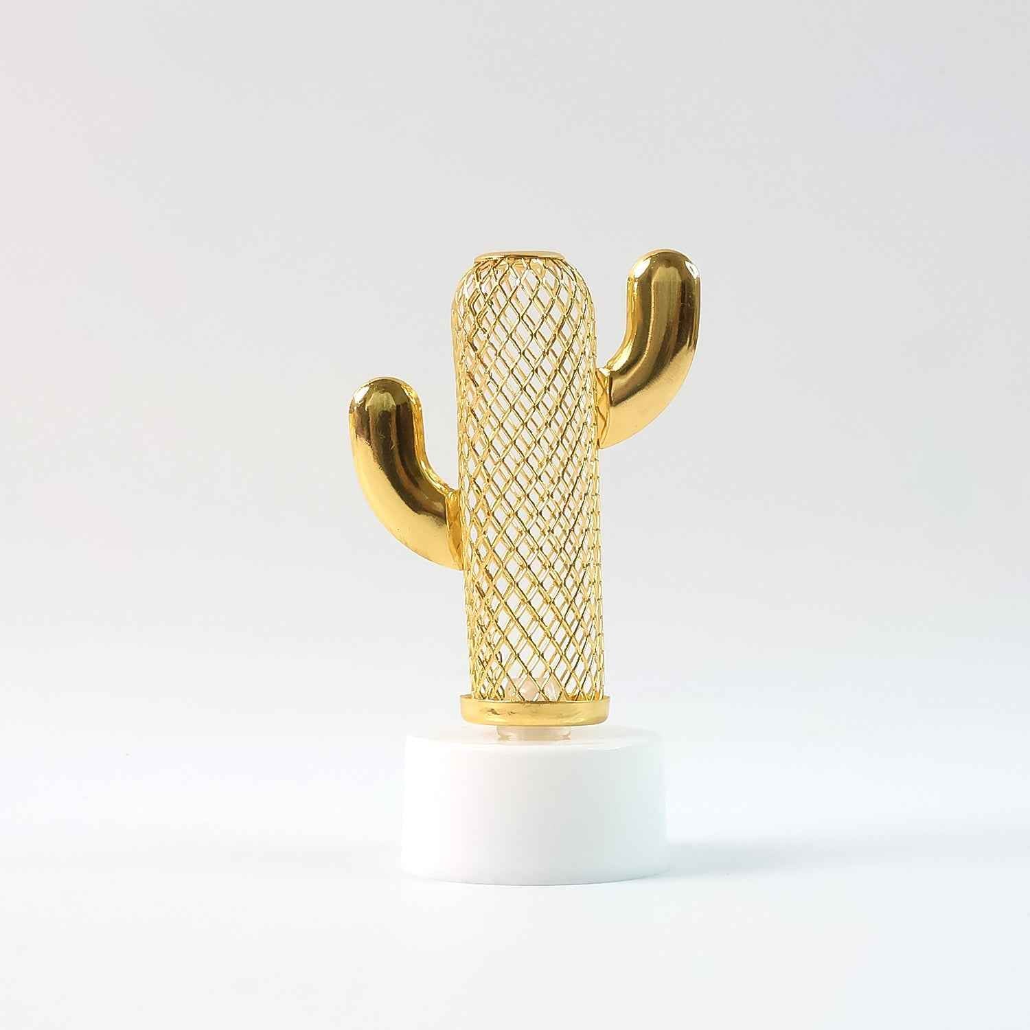Cactus Shaped Flameless LED Candles – Safe Decorative Flickering Glow